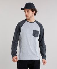 Camiseta-Masculina-Raglan-com-Bolso-Manga-Longa-Gola-Careca-Cinza-Mescla-9120518-Cinza_Mescla_1