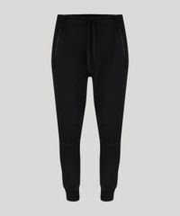 Calca-Masculina-Jogger-em-Moletom-com-Bolsos-e-Ziper-Preta-9144785-Preto_5