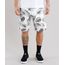 Bermuda-Masculina-Reta-Estampada-de-Folhagem-com-Bolsos-Off-White-9152162-Off_White_1
