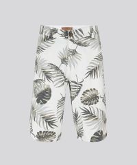 Bermuda-Masculina-Reta-Estampada-de-Folhagem-com-Bolsos-Off-White-9152162-Off_White_5