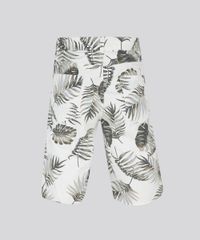 Bermuda-Masculina-Reta-Estampada-de-Folhagem-com-Bolsos-Off-White-9152162-Off_White_6
