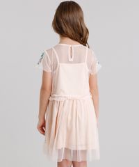 Vestido-Infantil-em-Tule-Bordado-Floral-Manga-Curta-Decote-Redondo-Rose-8690745-Rose_2
