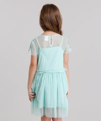 Vestido-Infantil-em-Tule-Bordado-Floral-Manga-Curta-Decote-Redondo-Verde-Claro-8690745-Verde_Claro_2