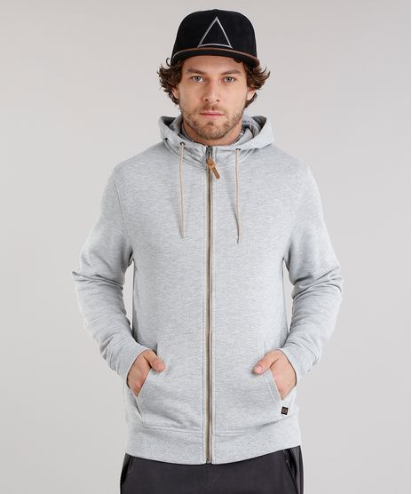 Blusao-Masculino-Basico-em-Moletom-com-Capuz-Manga-Longa-Cinza-Mescla-Claro-8832433-Cinza_Mescla_Claro_1