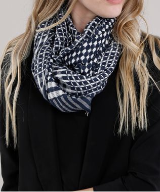 Cachecol-Estampado-com-Desfiado-Azul-Marinho-8754633-Azul_Marinho_1