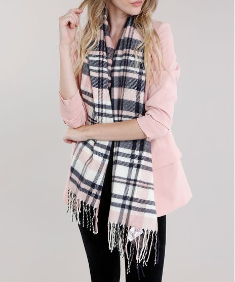 Cachecol-Xadrez-com-Franjas-Rose-8755213-Rose_1