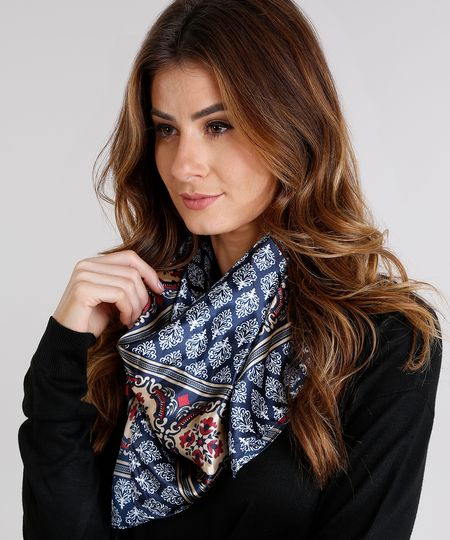 Lenco-Feminino-Acetinado-Estampado-Azul-Marinho-8755229-Azul_Marinho_1
