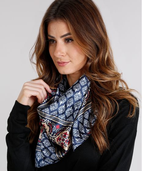 Lenco-Feminino-Acetinado-Estampado-Azul-Marinho-8755229-Azul_Marinho_1