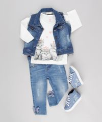 Blusa-Infantil-Gatinhos-com-Glitter-Manga-Longa-Decote-Redondo-em-Algodao---Sustentavel-Off-White-9145681-Off_White_3