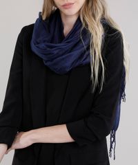 Cachecol-Feminino-Basico-Amplo-com-Franjas-Azul-Marinho-8754561-Azul_Marinho_1