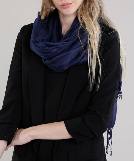 Cachecol-Feminino-Basico-Amplo-com-Franjas-Azul-Marinho-8754561-Azul_Marinho_1