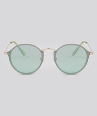 Oculos-de-Sol-Redondo-Feminino-Oneself-Verde-9189339-Verde_1
