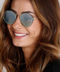 Oculos-de-Sol-Redondo-Feminino-Oneself-Verde-9189339-Verde_2