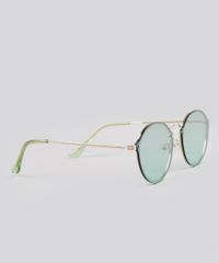 Oculos-de-Sol-Redondo-Feminino-Oneself-Verde-9189339-Verde_3