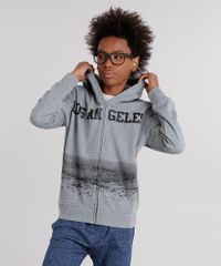 Blusao-Infantil--Los-Angeles--em-Moletom-com-Capuz-Cinza-Mescla-8853279-Cinza_Mescla_1