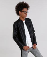 Jaqueta-Infantil-com-Ziper-no-Bolso-Preta-8855711-Preto_1
