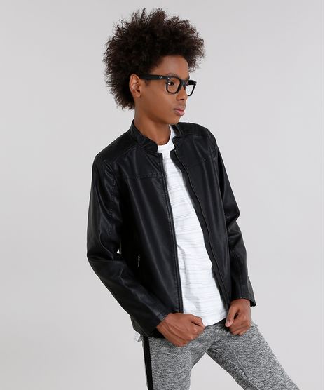 Jaqueta-Infantil-com-Ziper-no-Bolso-Preta-8855711-Preto_1