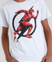 Camiseta-Infantil-The-Flash-Manga-Curta-Gola-Careca-Cinza-Mescla-Claro-9141947-Cinza_Mescla_Claro_4