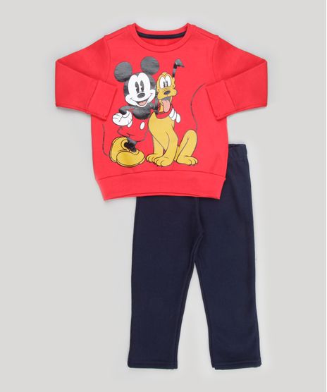 Conjunto-Infantil-Mickey-e-Pluto-de-Blusao-Vermelho---Calca-em-Moletom-Azul-Marinho-8573062-Azul_Marinho_1