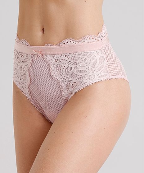 Calcinha-Feminina-Hot-Pant-em-Renda-Rose-8970728-Rose_1