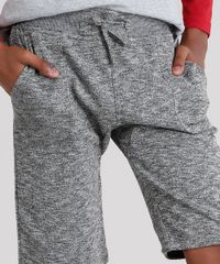 Bermuda-Infantil-em-Moletom-com-Bolsos-Cinza-Mescla-Escuro-8860443-Cinza_Mescla_Escuro_4