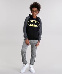Blusao-Infantil-Batman-em-Moletom-com-Capuz-de-Algodao---Sustentavel-Preto-8853296-Preto_3