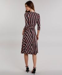 Vestido-Feminino-Envelope-Estampado-Geometrico-com-Decote-V-Transpassado-com-Amarracao-Preto-9114178-Preto_2