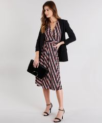 Vestido-Feminino-Envelope-Estampado-Geometrico-com-Decote-V-Transpassado-com-Amarracao-Preto-9114178-Preto_3
