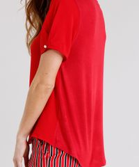 Blusa-Feminina-Manga-Curta-com-Perola-Decote-Redondo-Vermelha-9040225-Vermelho_4