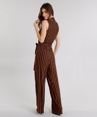 Macacao-Feminino-Pantalona-Estampado-com-Decote-V-Transpassado-Caramelo-9114180-Caramelo_2