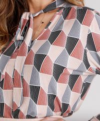 Blusa-Feminina-Estampada-Geometrica-Gola-Laco-Manga-Longa-Laranja-Escuro-9111852-Laranja_Escuro_4