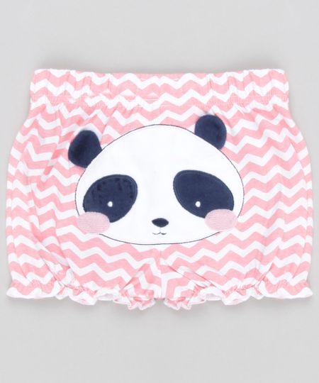 Short-Infantil-Panda-Estampado--Chevron-em-Algodao---Sustentavel-Off-White-8811414-Off_White_1