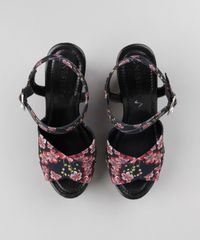 Sandalia-Feminina-Plataforma-Estampada-Floral-Preta-9056195-Preto_4