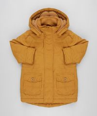 Parka-Infantil-com-Capuz-e-Bolsos-Amarelo-Escuro-8864907-Amarelo_Escuro_1