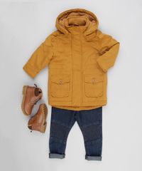 Parka-Infantil-com-Capuz-e-Bolsos-Amarelo-Escuro-8864907-Amarelo_Escuro_3