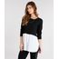 Sueter-Feminino-com-Sobreposicao-de-Camisa-em-Trico-Manga-Longa-Decote-Redondo-Preto-8926740-Preto_1