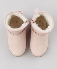 Bota-Infantil-com-Pelo-e-Laco-Rose-9103218-Rose_4