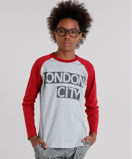 Camiseta-Infantil-Raglan-London-City-Manga-Longa-Gola-Careca-Cinza-Mescla-Claro-9144833-Cinza_Mescla_Claro_1