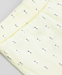 Calca-infantil-Estampada-de-Abelhas-com-Cos-Dobravel-Amarelo-Claro-8905864-Amarelo_Claro_4