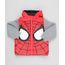 Blusao-Infantil-Homem-Aranha-em-Moletom-Cinza-Mescla---Colete-Puffer-com-Capuz-Vermelho-8861903-Vermelho_1