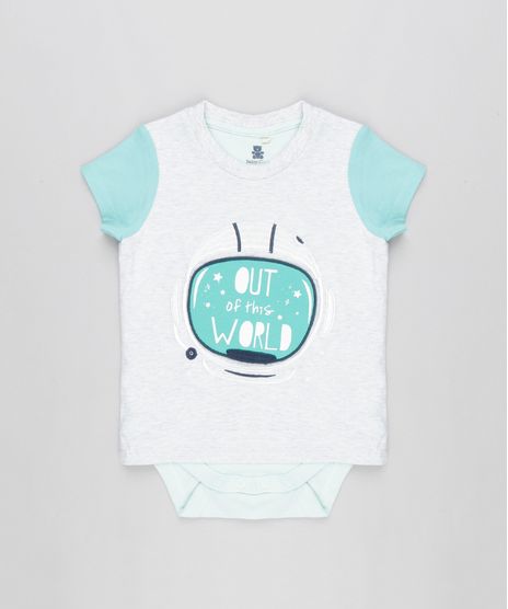 Body-Camiseta-Infantil-com-Estampa-Interativa-Urso-Astronauta-Manga-Curta-Gola-Careca-em-Algodao---Sustentavel-Cinza-Mescla-Claro-8908958-Cinza_Mescla_Claro_1