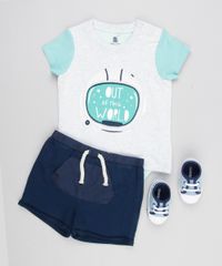 Body-Camiseta-Infantil-com-Estampa-Interativa-Urso-Astronauta-Manga-Curta-Gola-Careca-em-Algodao---Sustentavel-Cinza-Mescla-Claro-8908958-Cinza_Mescla_Claro_3