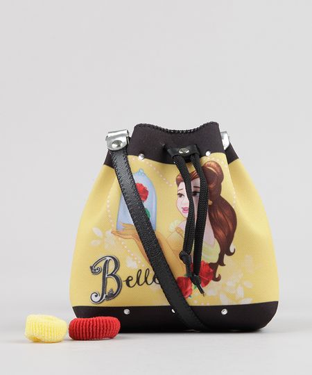 Bolsa-Infantil-Bela-com-Strass----Elastico-de-Cabelo-Amarela-9126659-Amarelo_1