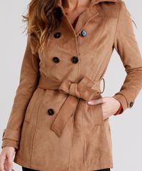 Casaco-Feminino-Trench-Coat-em-Suede-com-Faixa-Caramelo-8888640-Caramelo_4