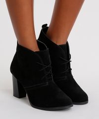 Bota-Feminina-com-Cadarco-Salto-Alto-Cano-Curto-Preta-9081363-Preto_2