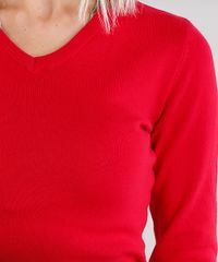 Sueter-Feminino-Basico-em-Trico-Manga-Longa-Decote-em-V-Vermelho-8840010-Vermelho_4