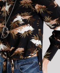 Blusa-Feminina-Ciganinha-com-No-Estampada-de-Passaros-Manga-Longa-Preta-8921060-Preto_4