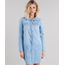 Vestido-Jeans-Feminino-Chemise-com-Bolsos-Manga-Longa-Azul-Claro-9148106-Azul_Claro_1