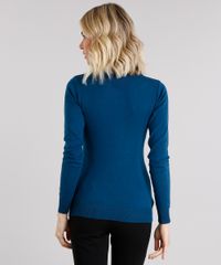 Sueter-Feminino-Basico-em-Trico-Manga-Longa-Decote-em-V-Azul-Petroleo-8840010-Azul_Petroleo_2