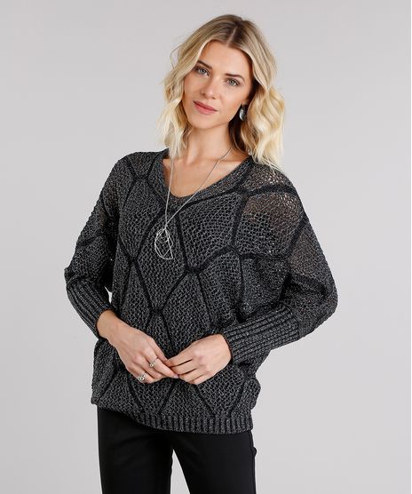 Sueter-Feminino-em-Trico-com-Lurex-Manga-Morcego-Decote-Redondo-Preto-8882797-Preto_1